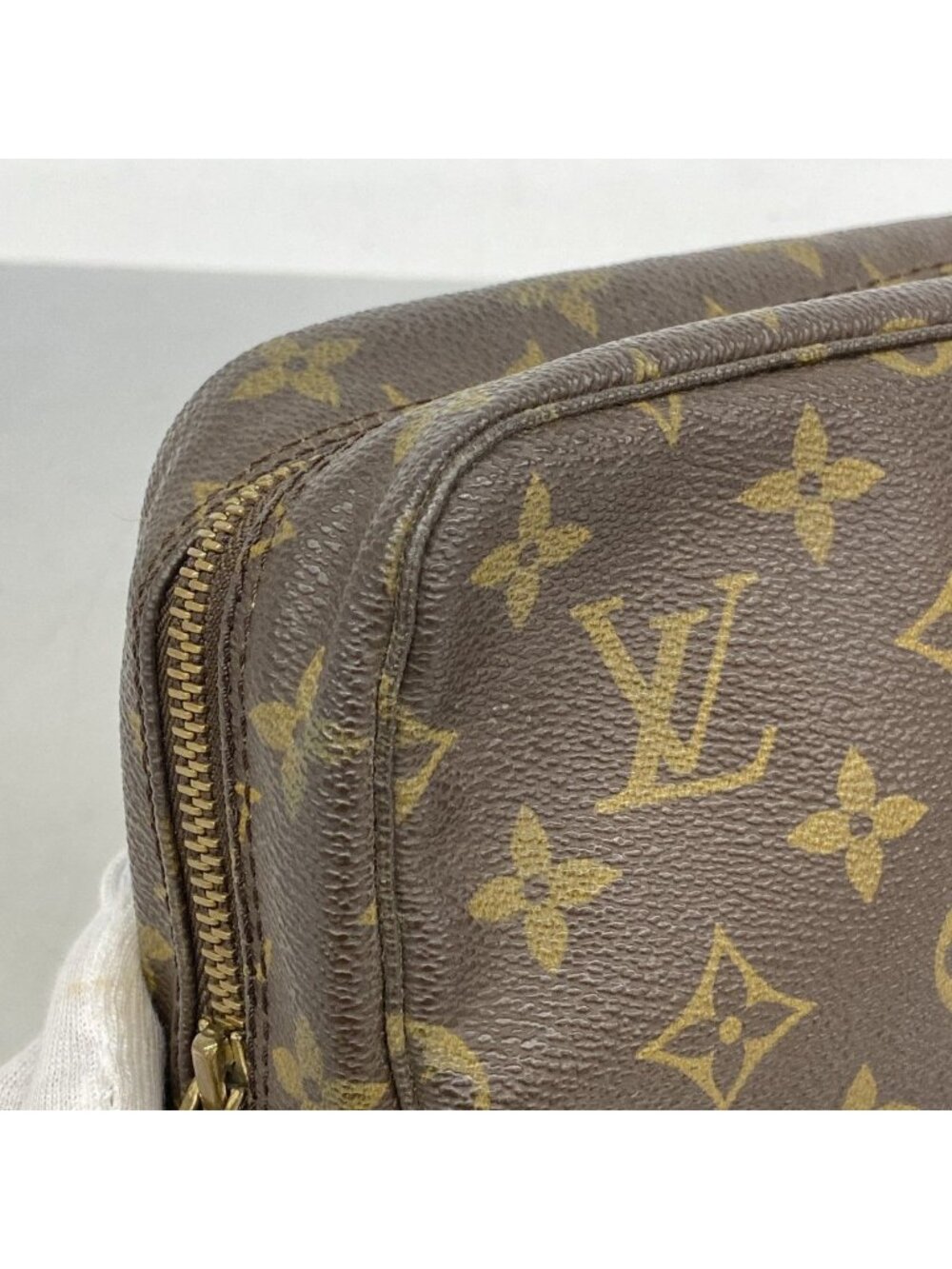 Louis Vuitton Pouch Monogram Trousse Toilet 23 Brown - Picture 7 of 8